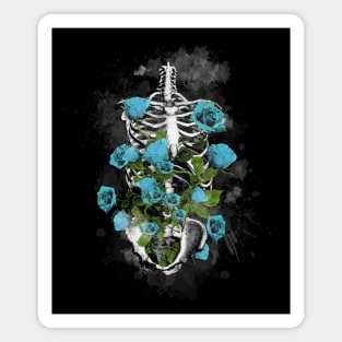 Rib Cage Floral 19 Magnet